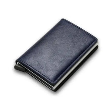 Cargar imagen en el visor de la galería, RFID Black Magic Trifold Vegan Leather Slim Wallet - Compact, Stylish, and Secure for Everyday Use