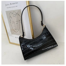 Load image into Gallery viewer, Crocodile Pattern PU Leather Women's Shoulder Bag, ideal for travel, shopping, parties, and daily use. Elegant and versatile design.