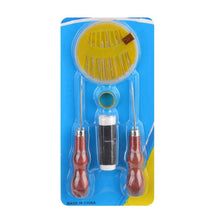 Charger l'image dans la galerie, eZthings Tailors Awl Repair Tool Kit with needles, thread, and awl for arts and crafts, ideal for sewing and creative projects.