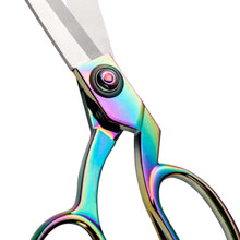 Cargar imagen en el visor de la galería, Colorful heavy duty eZthings scissors with sharp blades for arts, crafts, and fabric cutting.