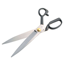 Cargar imagen en el visor de la galería, eZthings heavy duty scissors with sharp blades for fabric and craft cutting, ideal for professional and hobby use, 12-inch size.
