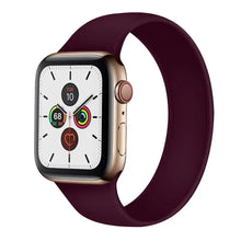 Load image into Gallery viewer, Apple Watch 5 with stylish burgundy band for enhanced comfort and personalization.