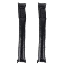 Cargar imagen en el visor de la galería, PU Leather Pad Seat Leakproof Filler for Car Console Gap, Vegan Leather, Black