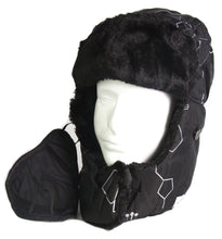 Charger l'image dans la galerie, Alex Unisex Ushanka Faux Fur Windproof Trapper Hat with Removable Mask on mannequin, offers warmth and comfort in cold weather.