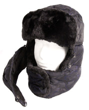Charger l'image dans la galerie, Alex Unisex Ushanka Faux Fur Trapper Hat with Removable Mask, Black, Windproof and Warm, One Size Fits Most