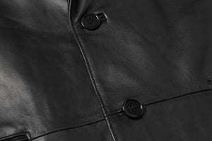 REED Men's Premium Lambskin Leather Blazer Sports Jacket (Imported)