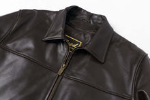 Cargar imagen en el visor de la galería, REED Men's New Zealand Lambskin Leather Jacket in black, showcasing smooth finish and blouson style. Imported for quality craftsmanship.