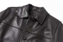 Load image into Gallery viewer, REED EST. 1950 Men&#39;s Jacket Genuine Lambskin Leather Four Button Car Coat - Imported
