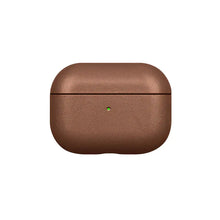 Cargar imagen en el visor de la galería, Genuine Leather AirPods Case in brown, showcasing elegant design and durable protection for AirPods.
