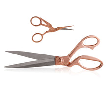 Cargar imagen en el visor de la galería, eZthings Heavy Duty Scissors Set for Arts and Craft Fabric Cutting, includes 12-Inch Dressmaking Upholstery Shears, Ideal for Hobby and Commercial Use