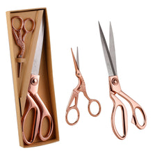 Cargar imagen en el visor de la galería, eZthings Heavy Duty Scissors set with ultra-sharp blades for arts, crafts, and upholstery cutting.