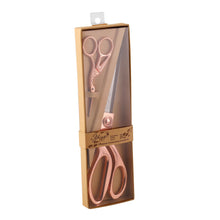 Cargar imagen en el visor de la galería, eZthings Heavy Duty Scissors in packaging, perfect for cutting fabrics and crafts; 12-inch upholstery shears with sharp blades.