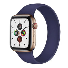 Load image into Gallery viewer, Apple Watch 5 with elegant dark blue band showcasing stylish design and functionality.
