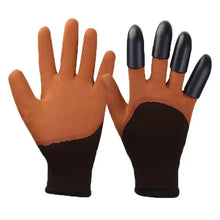Load image into Gallery viewer, Garden gloves with built-in claws, perfect for digging, planting, and weeding, featuring durable material and ergonomic design.