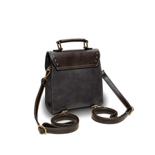 Load image into Gallery viewer, Bumblebee vegan leather backpack with multiple compartments, perfect for professional style and organized efficiency.