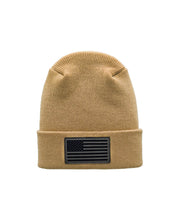 Charger l'image dans la galerie, American Flag Beanie - H-Stitch Circular Knit Cuffed Beanie - Patented Design and Made in USA