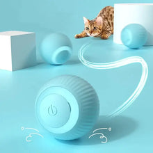 Load image into Gallery viewer, Smart Rolling Ball with playful cat, showcasing autonomous cleaning technology for hard-to-reach areas, compact and powerful.