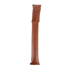 Cargar imagen en el visor de la galería, Brown PU leather car seat filler pad for gap protection and tidier rides, made from eco-friendly vegan leather