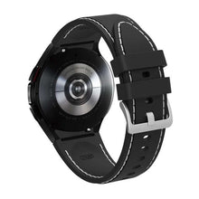 Cargar imagen en el visor de la galería, Samsung Galaxy Watch back view with 20mm Double Line Silicone Sports Bracelet, showcasing sleek design and premium durability.