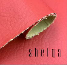 Charger l'image dans la galerie, Red leather patch for repairing couches and chairs, enhancing visual appeal and extending the life of leather items by Sheiqa.