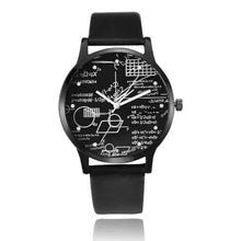 Load image into Gallery viewer, Casual-style watch with a black strap and mathematical design on the dial, perfect for fashion-forward individuals seeking versatility.