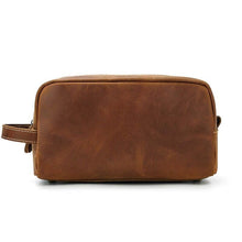 Cargar imagen en el visor de la galería, The Wanderer Toiletry Bag | Genuine Leather Toiletry Bag for travel and organization
