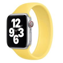Load image into Gallery viewer, Apple Watch 5 with yellow band, showcasing style and comfort for personalized fashion and enhanced durability.