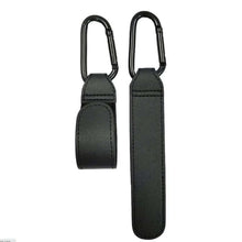 Cargar imagen en el visor de la galería, PU Leather Baby Stroller Hooks with 360 Rotation for Prams