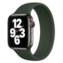 Load image into Gallery viewer, Apple Watch 5 with green stylish band showcasing a modern display, ideal for personalized style and comfort.