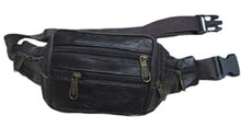 Load image into Gallery viewer, REED Leather Waist Fanny Pack with 5 Compartments - Imported

