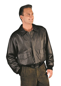 Leather Aviator Bomber Jacket - Men Leather Jacket | Reed Sports Wear