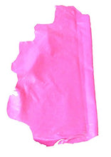 Cargar imagen en el visor de la galería, Premium pink lambskin leather hide with buttery soft texture, ideal for crafting and fashion projects.