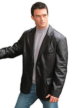 Cargar imagen en el visor de la galería, REED Men's Premium Lambskin Leather Blazer Sports Jacket