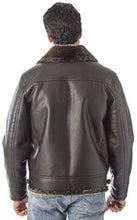 Cargar imagen en el visor de la galería, Men's Bomber Jacket - Shearling Style Coat | Reed Sports Wear