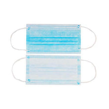 Cargar imagen en el visor de la galería, eZthings professional crafts face masks for painting, cutting, or sewing, showing 50 soft, non-woven blue masks, great for projects.