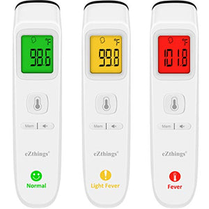 eZthings Forehead Thermometer Medical Non Touch Infrared with Fever Alarm