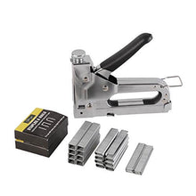Charger l'image dans la galerie, eZthings 3-in-1 heavy duty staple gun set with 2400 staples for woodworking, upholstery, and carpentry projects.