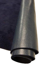 Cargar imagen en el visor de la galería, Rolled black leather hide, 8x11 inches, for crafting soft leather garments and accessories, smooth finish.
