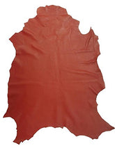 Cargar imagen en el visor de la galería, Reed Lambskin Leather Hide, premium buttery-soft touch, ideal for crafting, showcasing rich texture and natural age marks.