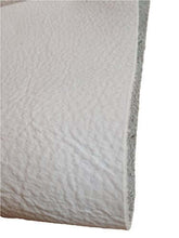 Cargar imagen en el visor de la galería, White leather hide for crafts, 8x11 inches, chrome tanned cow skin, approximately 0.8-1.2 mm thick, ideal for soft garments and accessories.