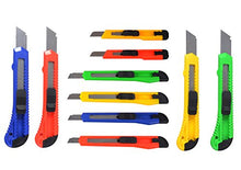 Cargar imagen en el visor de la galería, eZthings Heavy Duty Box Cutters Set with Snap Off Blades in Multiple Colors for Cutting Various Materials