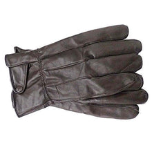 Cargar imagen en el visor de la galería, Reed men's genuine leather driving glove with warm lining and touchscreen compatibility for winter use.
