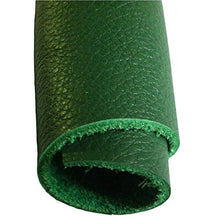 Load image into Gallery viewer, Green exotic leather hide roll, premium quality for crafts and garments