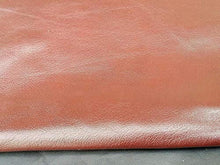Cargar imagen en el visor de la galería, Leather hide in rich brown color, cow skin material, perfect for crafts, measuring 8x11 inches, ideal for garments and accessories.