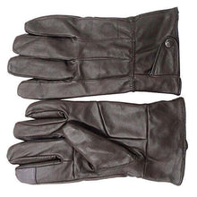 Cargar imagen en el visor de la galería, Reed Men's Genuine Leather Driving Gloves - Brown, Warm Lined, Touchscreen Compatible, Sheepskin, Winter Accessories
