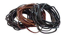 Cargar imagen en el visor de la galería, Assorted REED genuine leather cord braiding strings for jewelry making, crafts, and apparel projects.
