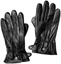 Cargar imagen en el visor de la galería, Reed Men's Leather Touchscreen Driving Gloves with Warm Lining for Winter, Stylish Black Design, Ideal for Cold Weather Driving