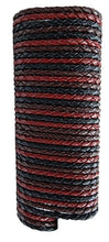 Cargar imagen en el visor de la galería, REED genuine leather cord braiding lace in black and red for crafts, jewelry making, and DIY projects.