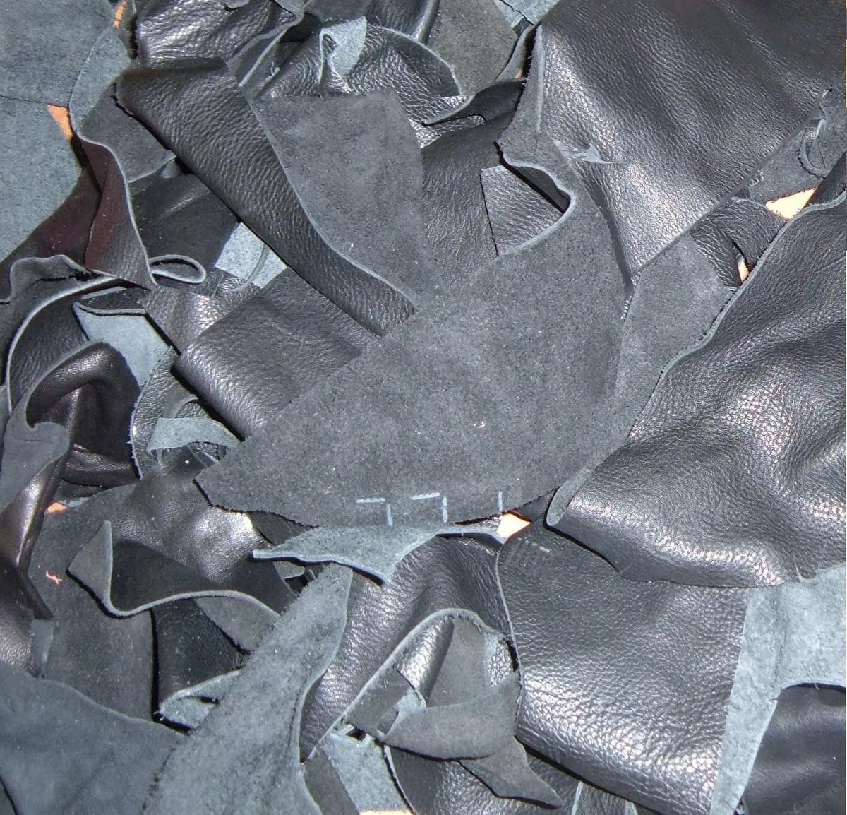 Elkskin leather scraps , Scrap leather , Craft leather scraps , 243