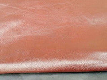 Cargar imagen en el visor de la galería, REED leather hide in warm brown tone, soft and durable, ideal for creating unique art pieces. Whole sheepskin, 7 to 10 SF.